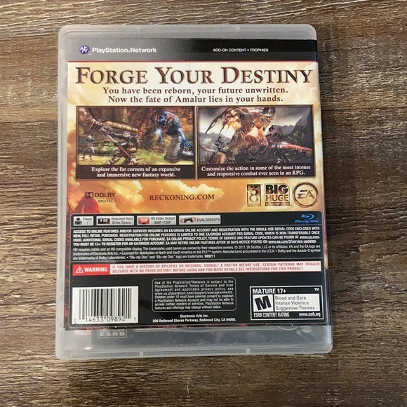 Kingdoms of Amalur Reckoning PS3 Game - Picture 4 of 4